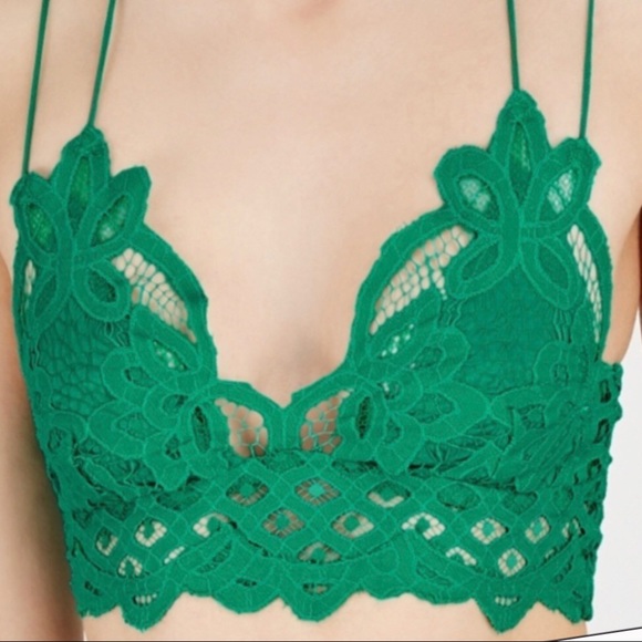 Free People Adella Longline Lace Bralette Bra - Picture 8 of 8